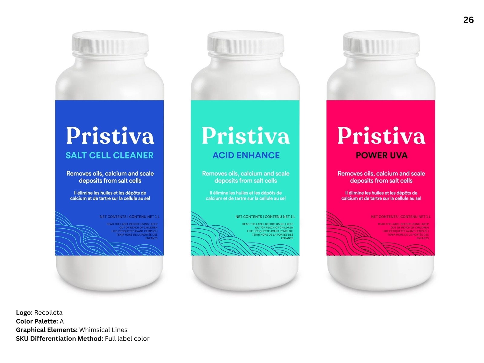 Packaging rebrand deck &mdash; slide 14 of 16